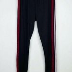 Shosho  Black Side Stripe Leggings Pants Size Medium M Womens Photo 0