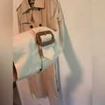 Brooks Brothers  Cotton Trench Coat Women in Beige Sz 8 Photo 8