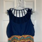 My Michelle  Multicolor Sleeveless Aline Maxi Dress size Large Photo 5