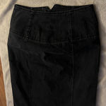 Chic Black Denim Skirt with Button Accents Size undefined Photo 3