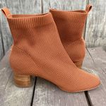 Joie  Chestnut Brown Neely Heeled Soft Ankle Sock Boots Size 8 Photo 4