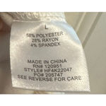 Hippie Rose  Beige Purple Floral Hoodie women's L Photo 2