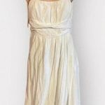 TALULAH  White Gauze Large Sleeveless Midi Summer Dress Photo 0