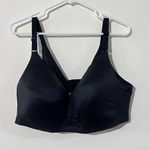 Cacique Lane Bryant  Women Bra 40DD Black Lightly Lined Wireless Strap Adjustable Photo 0