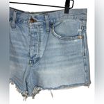Madewell Relaxed Denim Shorts Size 30 Light Wash Photo 2