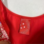 Red Carter  Lace Up Tropical Paradise One Piece Swimsuit Photo 6