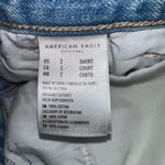 American Eagle Mom Jeans 2 Short Distressed High Rise —‎ Extra button Size undefined Photo 5