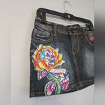 Ed Hardy Y2K  Denim Mini Skirt Photo 1