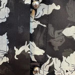 HD in Paris Anthropologie  Ruffled Picea Blouse Black White Pastoral Print Size 4 Photo 6