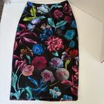 Ted Baker NWOT  London dabah pencil skirt black floral size 1 Photo 2