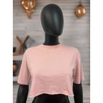 Topshop  CROP‎ TOP Sz 4 100% Cotton/pink Photo 2