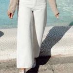 ZARA wide leg cropped jean Photo 2