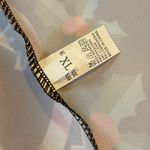 Christmas Candy Cane Midi Dress Fit and Flare across Cross Back Womens XL Black Photo 8