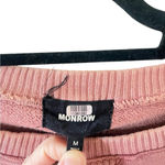 Monrow Star Sweatshirt Maternity Dress Pink Size undefined Photo 3