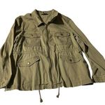 Daisy Fuentes  women's PXL military green Utility Jacket Photo 0