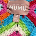 Show Me Your Mumu  women’s size medium Libra multi square crochet coverup dress Photo 8