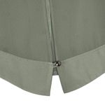 Jessica Howard Vintage Blouse Sz 6 Sheer Ruffle VNeck Green Rhinestone Buttons Photo 4