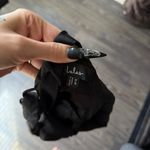 Admirably Chic Black Satin Lace Photo 2