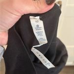 Lululemon  Seamlessly Street Crop Athletic Leggings Size 10 Black Capri Thick Photo 3
