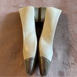 London Fog  white and silver Annee dress shoes square toe and heel size 8.5 Photo 2