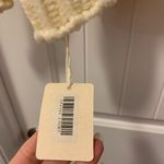 Fadivo Ivory NWT Open Knit Cardigan with Crochet Pop Photo 2