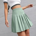 Sam Edelman  Mint Green Pleated Mini Women's Skirt‎ size 12 Photo 0