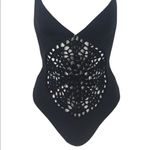 frankie's bikinis Frankie's Poppy Black One Piece Bathing Suit NWT Photo 1