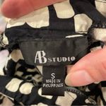 AB Studio Cute vintage 90’s breezy cotton tie collar high neck sleeveless blouse  Photo 9