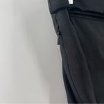 Ralph Lauren RALPH Black Pants Size 8 Zipper Back Legs Shiny Nylon Spandex Work Photo 10