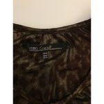 Evening Colleciion Leopard Shimmer Dress/Tunic Sz M Gold Size M Photo 6