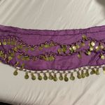 Purple Belly Dance Hip Scarf Photo 3