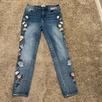 Driftwood  Jackie‎ Floral embroidered high rise skinny straight 26 Photo 11