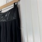 Tripp NYC Daang Goodman Asymmetrical Skirt Black Faux Leather Trim Buckle Punk S Photo 5