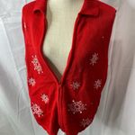 Blair vintage Christmas sweater vest medium Photo 3