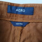 Aero High Rise Button Front Corduroy Skirt Women 2 Boho Retro Indie Streetwear Brown Photo 2