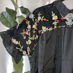 Zanzea  Mesh Floral Embroidery Short Sleeve women’s blouse 5XL black shirt top Photo 2