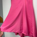 ZARA NEW  Pink Satin Corsetry Mini Babydoll Dress Sz Large Chain Strap Photo 14