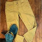 Anthropologie Pilcro Women's tan work style Straight Leg Jeans pants Size 30 Photo 0