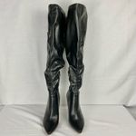 Gianni Bini Delilah Black Boots Sz 6.5 Bow Back Stretch Over-the-Knee New Photo 1