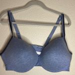 Cacique  blue heathered satin t-shirt bra 44DD Photo 0