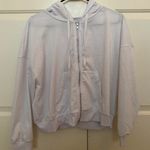 SheIn white zip up jacket Photo 0