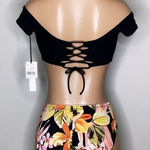 Robin Piccone New.  high waisted floral bikini. Medium. Retails $210. Photo 0