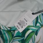 Shade & Shore NWT  Green High Waist High Leg Extra Cheeky Bikini Bottoms Small Photo 4