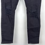 Topshop  Black Jamie High Rise Ripped Skinny Jeans Size 30 Waist Photo 3