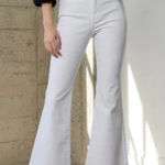 Vibrant Miu  white flare jeans size 5 M.I.U Photo 0