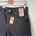 Levi's Womens Original 501 High Rise Black Denim Cutoff Shorts Size 29 Photo 4