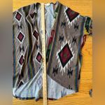 Painted Threads Painted‎ Threads Sweater Womens Size M Brown Knit Southwestern Open Front USA Photo 3