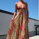 ZARA  flowy Floral Maxi Dress bohemian summer casual vacation Photo 11