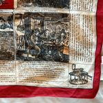 Wathne 🎣 Fly Fishing Silk Scarf Large Red Photo 6