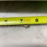 Two Tone Sterling 925 Simulated Stone Tennis Link Bracelet Triple Heart Charm Gold Photo 4